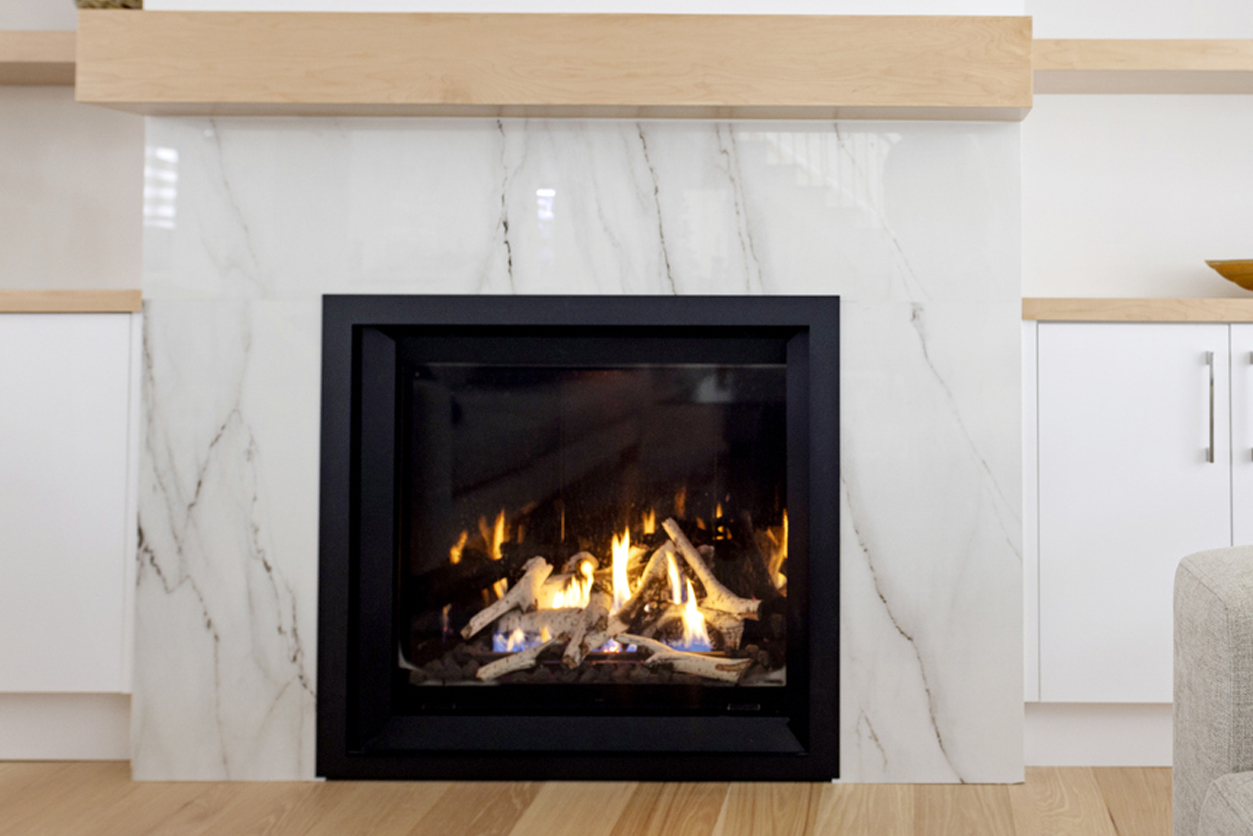 indoor fireplace